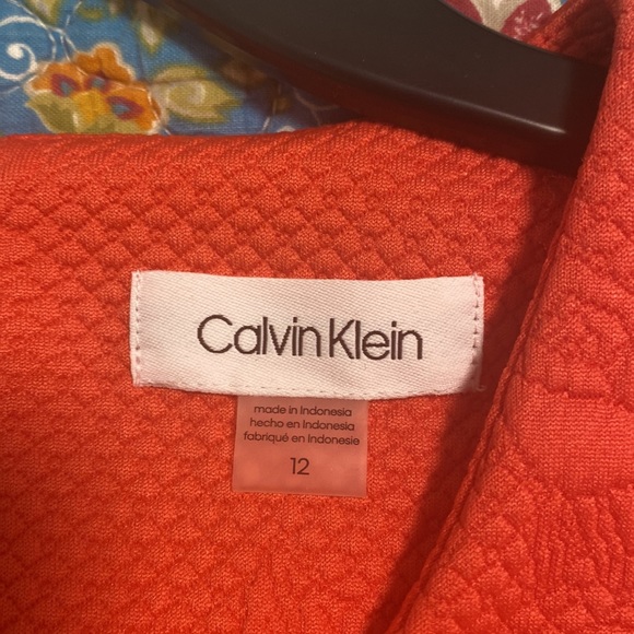 Calvin Klein floral embossed dress - Picture 3 of 5